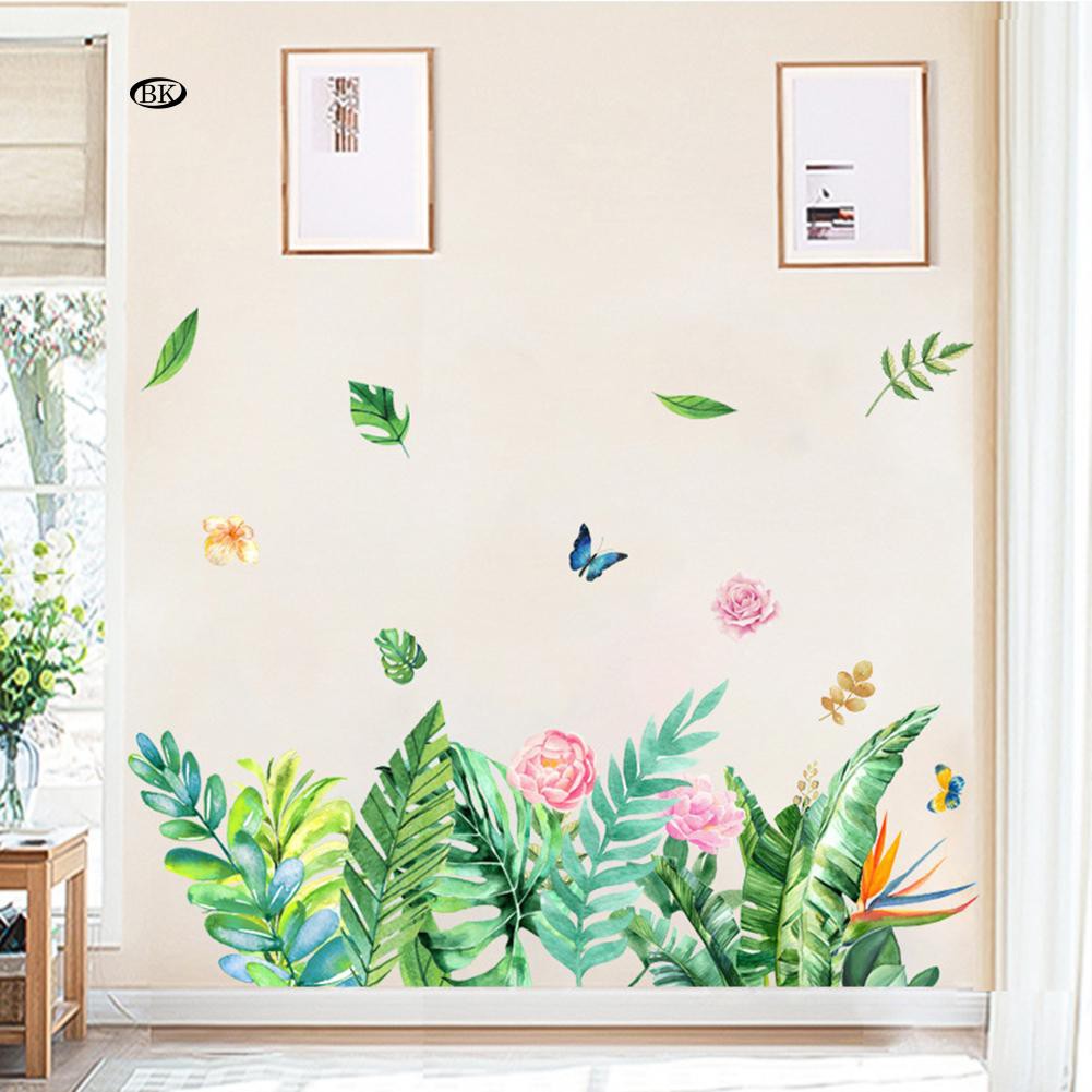 Giấy Dán Tường Họa Tiết Hoa Và Bướm Trang Trí Nội Thất