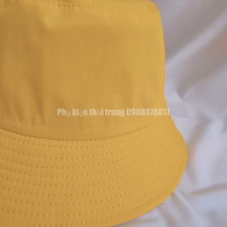 Nón Bucket / Mũ Tai Bèo 2 Mặt Trơn