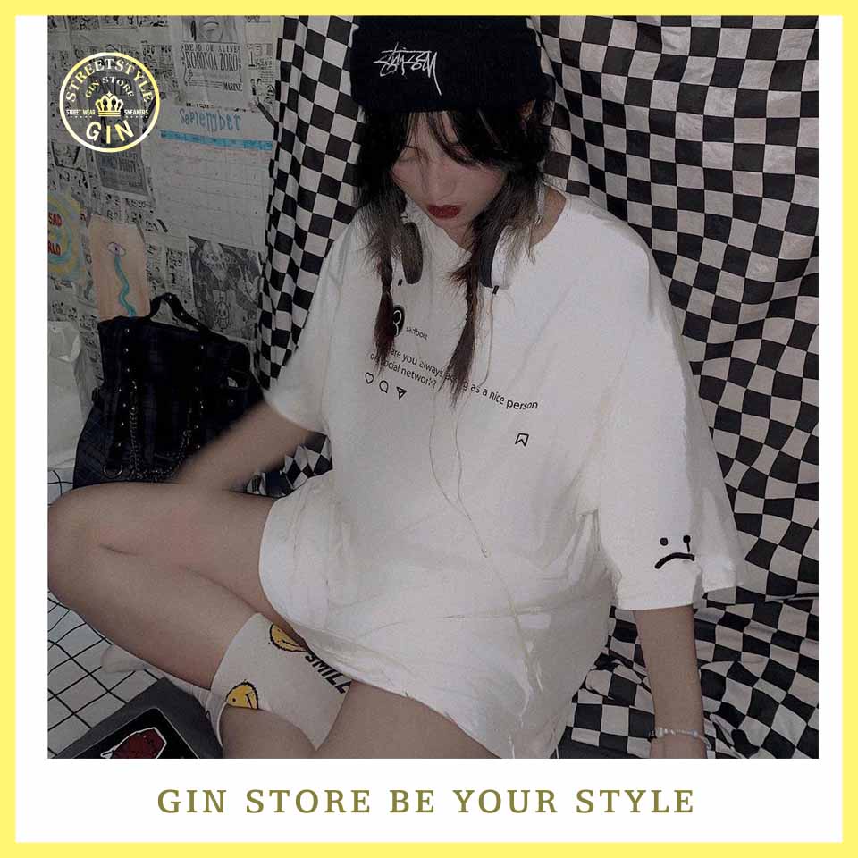 Áo thun tay lỡ Sad Boiz nam nữ cotton form rộng unisex - Gin Store(ginstorev)