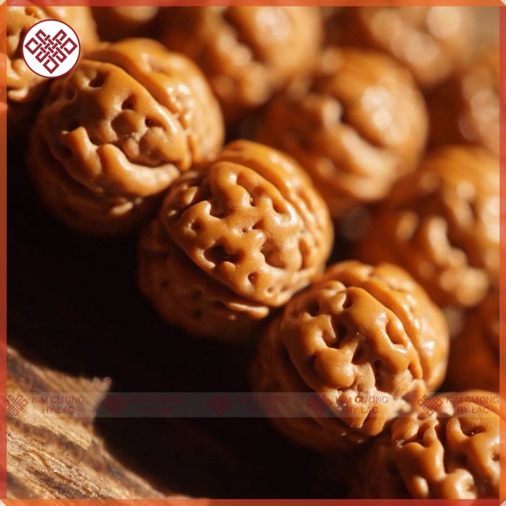 Chuỗi Đeo Tay, Vòng Phong Thủy 108 Hạt Bồ Đề Kim Cang [Kim Cương Hỷ Lạc] 9 Ly