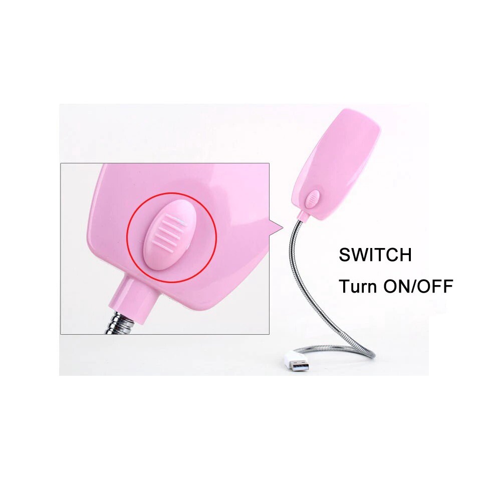 Đèn usb led dẻo 28 bóng siêu sáng có công tắc cắm laptop, pin dự phòng, gắn máy tính để bàn làm việc, đọc sách, học tập