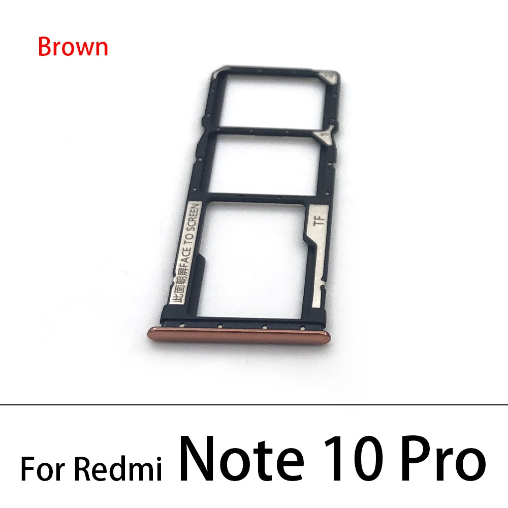 Micro Nano Sim Card Holder Tray Slot Holder Adapter Socket For Redmi Note 10 Pro