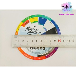Bảng Hướng dẫn pha màu Mini Mont Marte -𝗖𝗼𝗹𝗼𝘂𝗿 𝗗𝗶𝗮𝗹