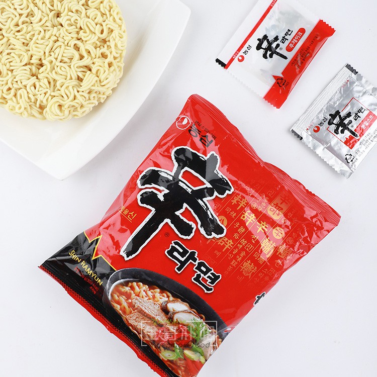 Mì Cay Hàn Quốc, Mì Cay Nongshim, Mì Shin Ramyun Lốc 5 Gói 120gr | BigBuy360 - bigbuy360.vn