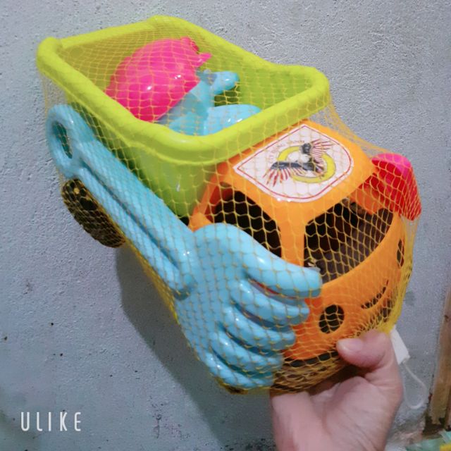 Đồ chơi xe ben xúc cát biển (hàng Việt Nam)