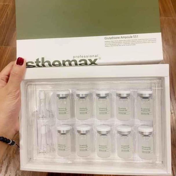 [AUTHENTIC] Tế bào gốc dưỡng trắng Esthemax Glutathione Ampoule set 10 lọ Hàn Quốc | BigBuy360 - bigbuy360.vn