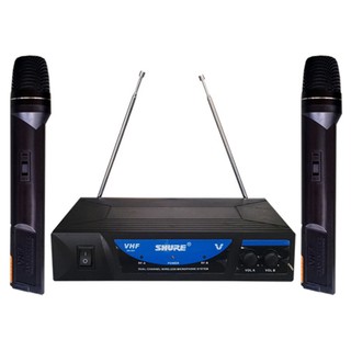Mic karaoke không dây shures sh-227---2 mic