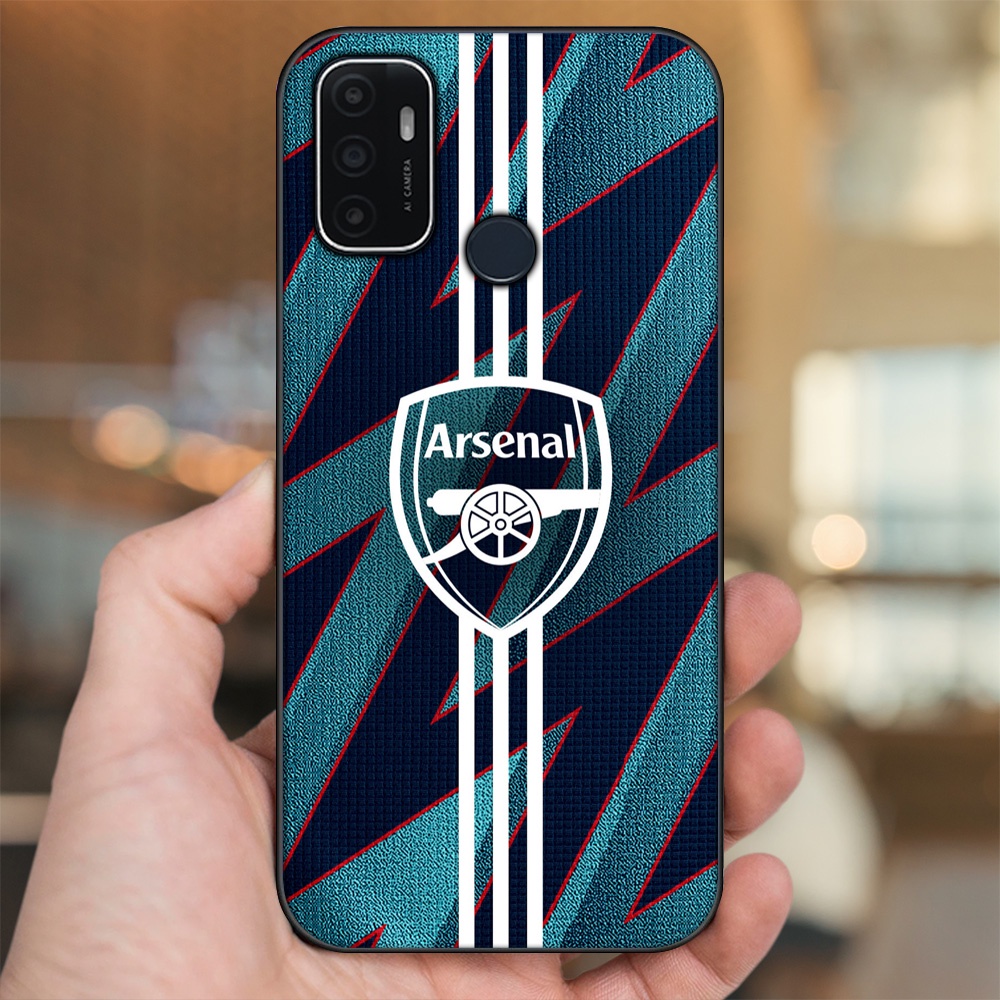Ốp lưng Oppo A53 viền đen in hình Arsenal FC