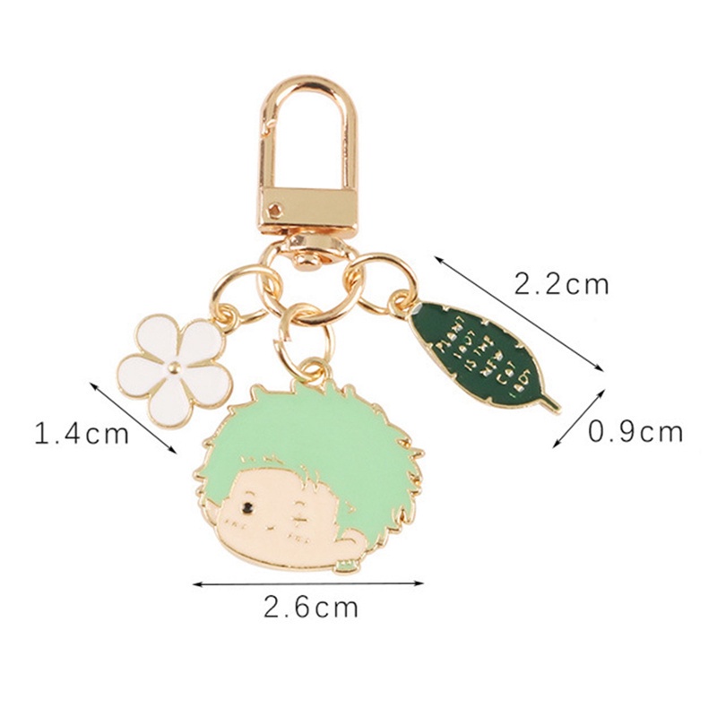 Tmdbyx Móc khóa hợp kim họa tiết hoạt hình xinh xắn