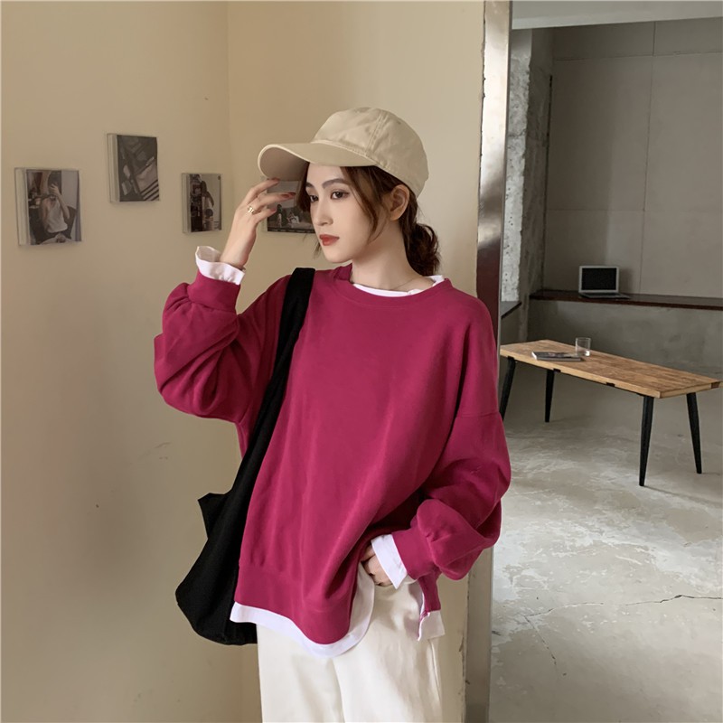 Áo SWEATER Trơn 6 Màu Unisex