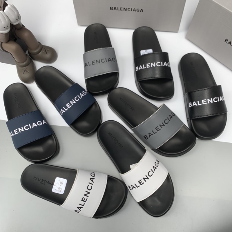 Dép Balenciagaa quai da đế cao su 4 màu có hộp kèm