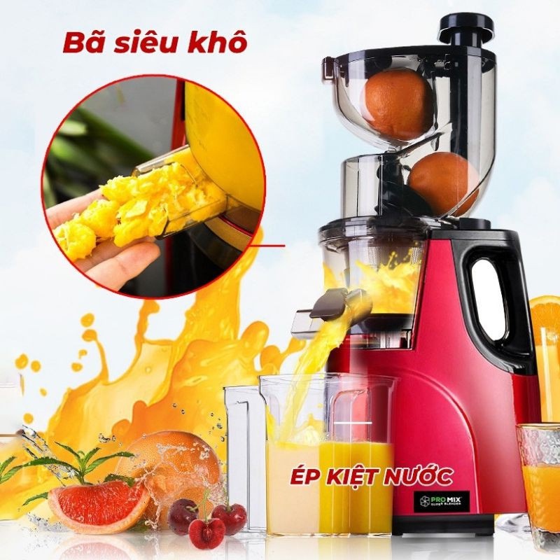 [CAO CẤP]Máy Ép Hoa Quả Trái Cây Nineshield F8B Siêu Mạnh, Tách Riêng Nước Và Bã