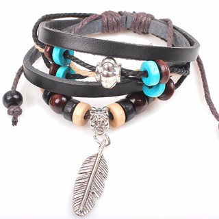 Vòng tay handmade hình lông vũ - PK59