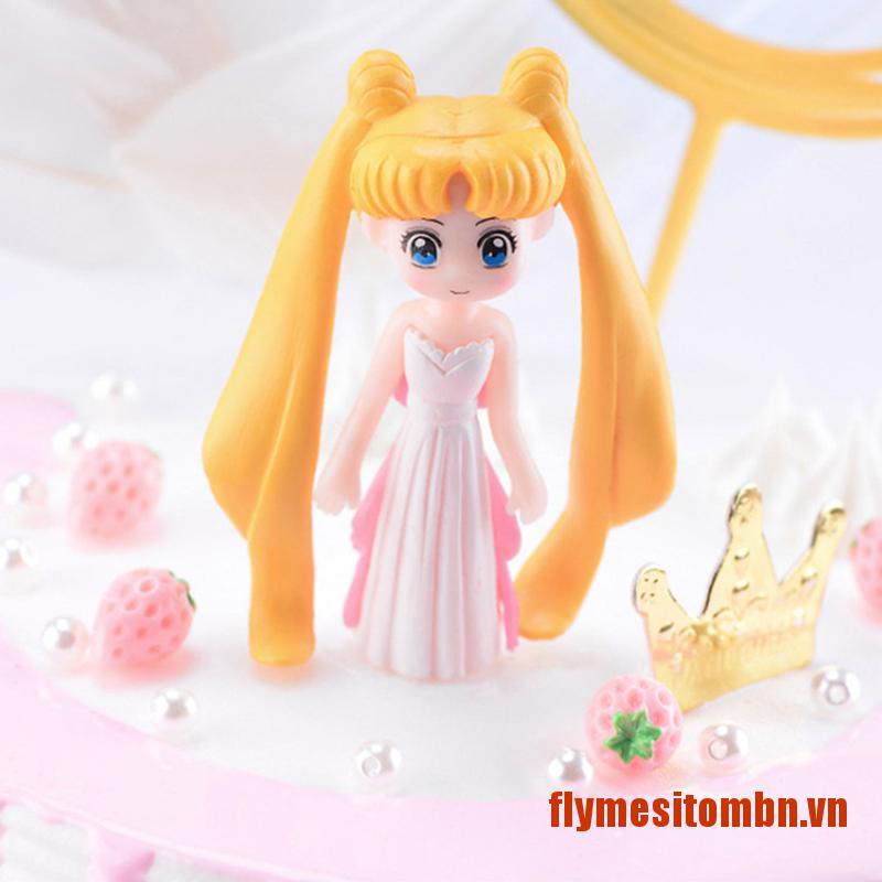 SITOM Long Hair beauty figurine Cake Decoration Fairy Garden Miniatures kids Gift