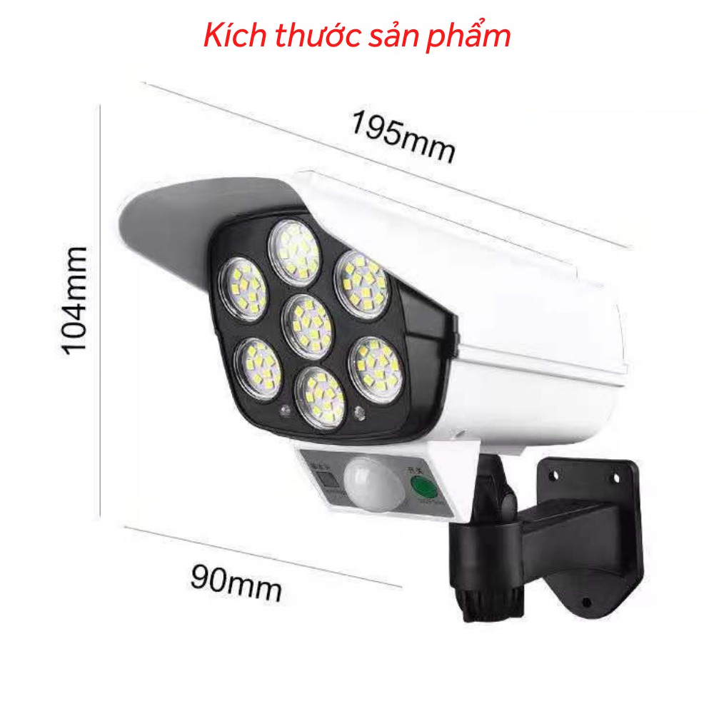 Đèn năng lượng mặt trời, chống nước có điều khiển từ xa nhiều chế độ