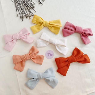 Nơ xinh hàn quốc chất liệu linen mềm mịn