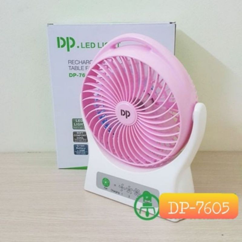 Quạt Sạc Mini Để Bàn DP-7605