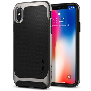 Ốp lưng SPIGEN Neo Hybrid cho iPhone X - Xám Gunmetal