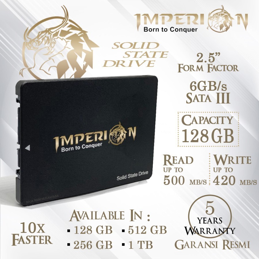 Ssd IMPERION 128Gb SATA III 2.5 "6GB / S - 128Gb | BigBuy360 - bigbuy360.vn