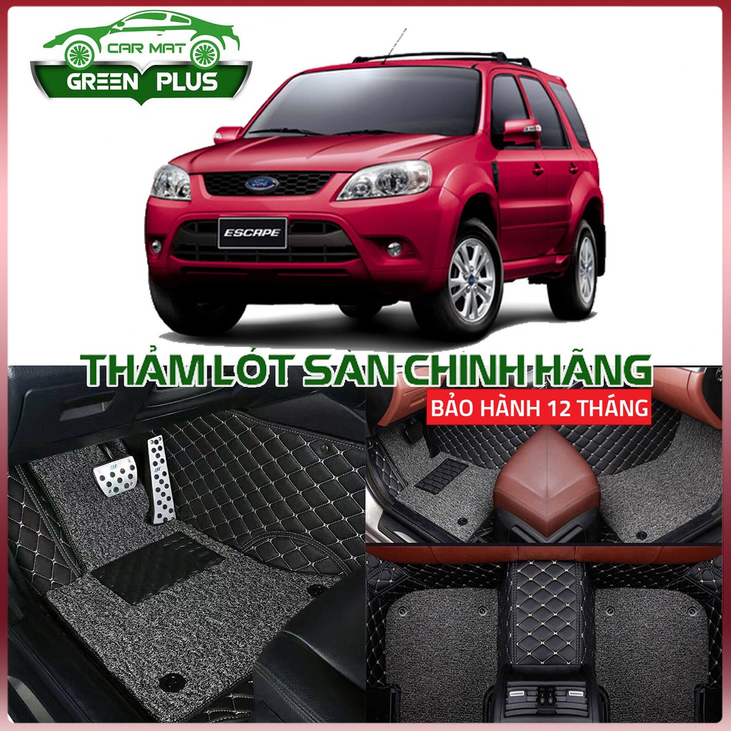 Thảm lót sàn ô tô 6D Ford Escape chống nước, không mùi, phủ kín 90% sàn xe