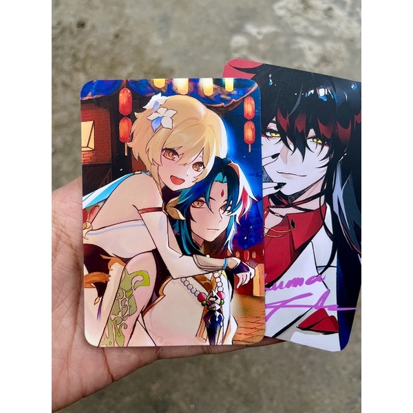 Card bo góc genshin impact