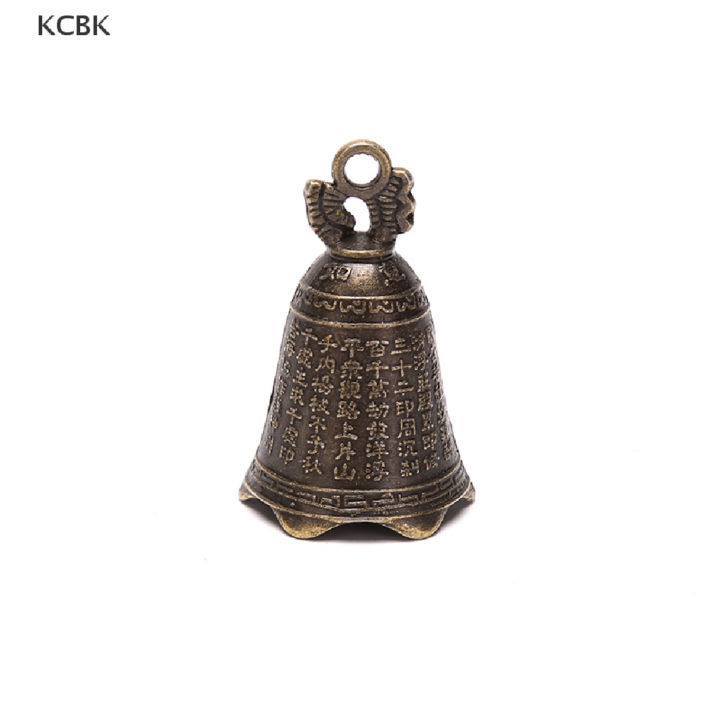 KC Chinese Mini Sculpture Pray Guanyin Buddha Bell DIY Wind chime Pendant Decor BK