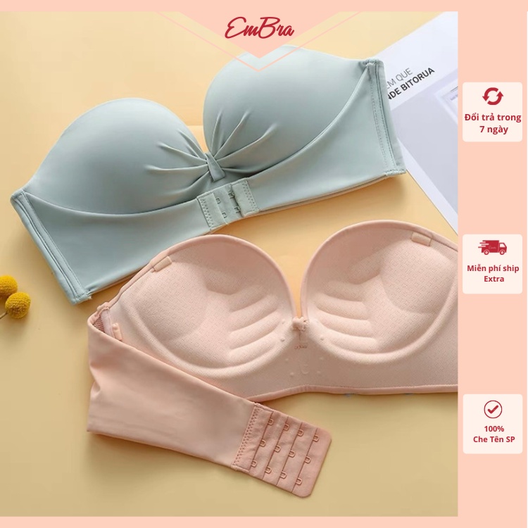 Áo quây chống tụt Embra cao cấp trơn xoắn ngực EBALCG25