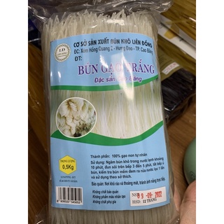 Bún trắng/ Bún khô/ Mỳ gạo không tẩy/Bún sạch
