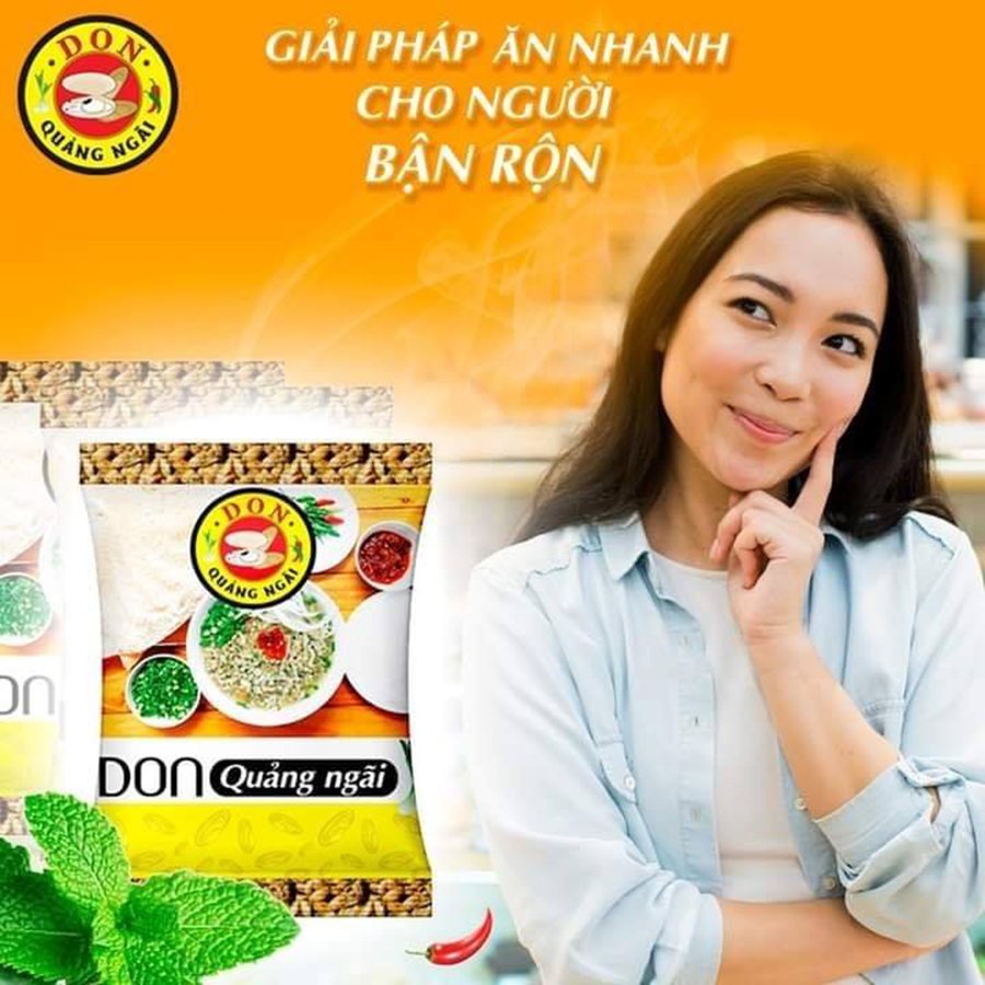 DON ĂN LIỀN QUẢNG NGÃI - ĐẬM ĐÀ HƯƠNG VỊ QUÊ HƯƠNG