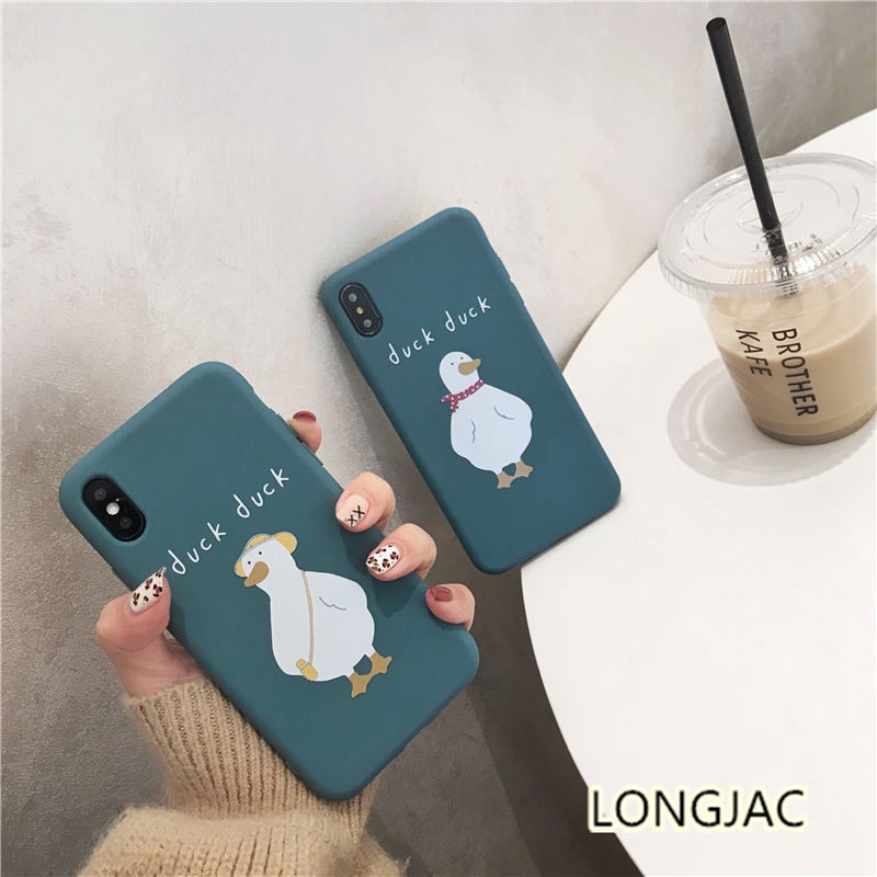 ốp lưng điện thoại hình con vịt đáng yêu cho iphone 6/6s/7/8/x | BigBuy360 - bigbuy360.vn