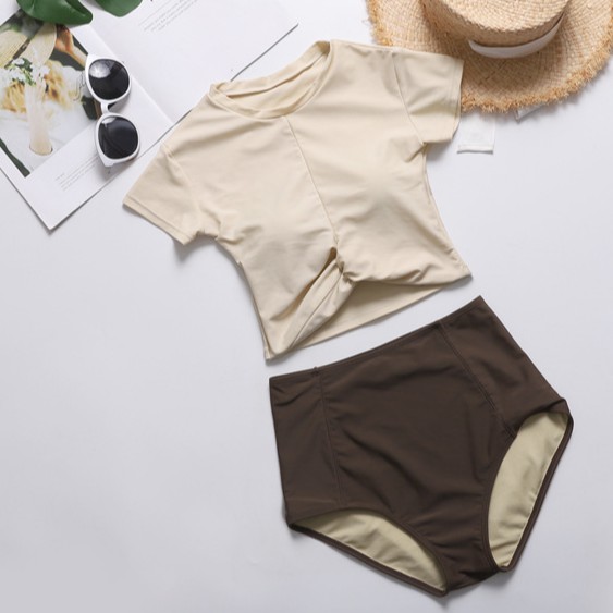 Bộ bơi nữ 2 mảnh kiểu dáng trẻ trung kín đáo