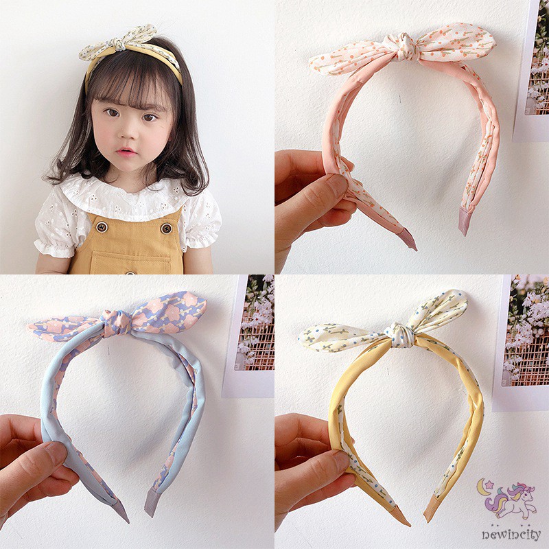 Băng Đô Cài Tóc Họa Tiết Hoa Đáng Yêu Cho Bé Gái