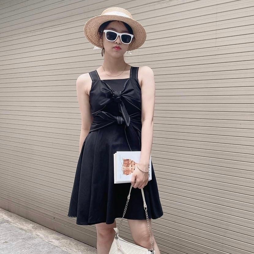 25 STUDIO Đầm hai dây xoè cột nơ Bowy Dress