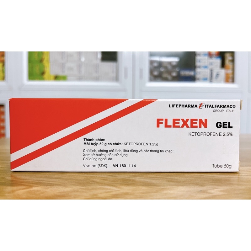 ✅ Flexen Gel giúp giảm đau, sưng do viêm khớp, bong gân, viêm tĩnh mạch