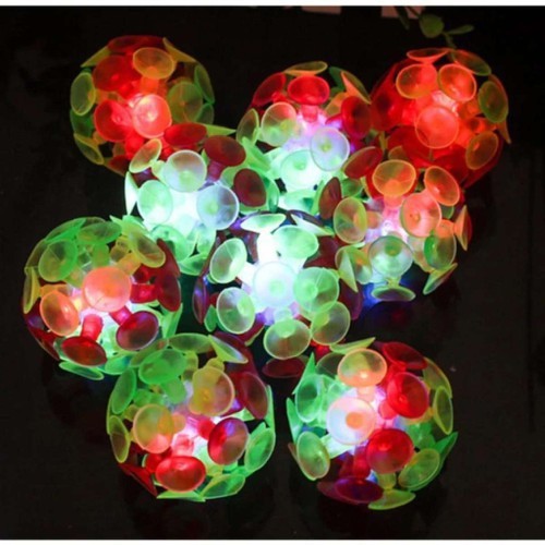Combo 5 quả bóng ném dính có đèn nháy loại hít chắc tốt nhất - Bóng hít dính Sticky ball  có đèn nháy