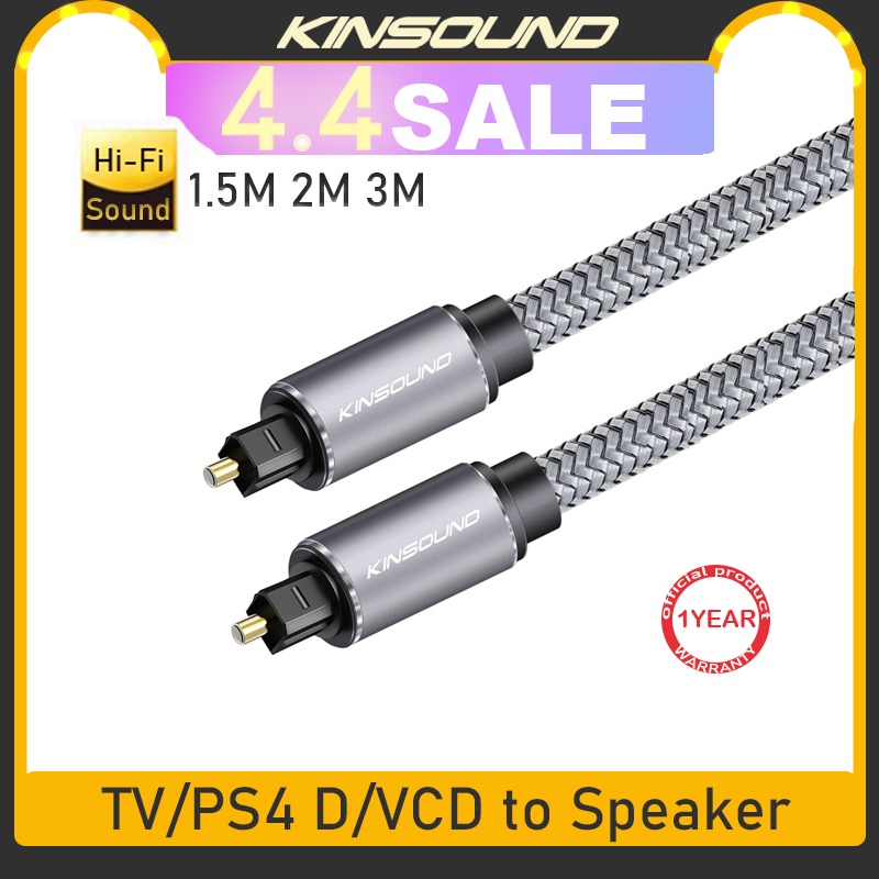 Dây Cáp Quang Âm Thanh Kỹ Thuật Số Toslink SPDIF Dài 1.5M Cho Sony Home Theater D/VCD 3More