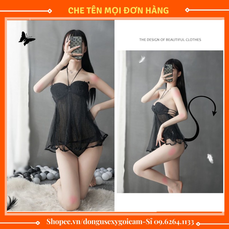 Đồ Ngủ Cúp Nâng Ngực Gồm Váy Ngủ Sexy Nữ Gợi Cảm Voan Lụa 2 Dây Sexy Dễ Thương Và Quần Lót Lọt Khe Nữ Sẽy Đệm Nâng Ngực | BigBuy360 - bigbuy360.vn