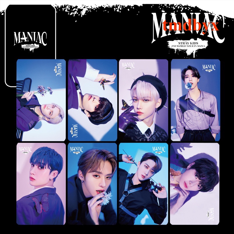 Set 8 Thẻ Ảnh Lomo Các Thành Viên Nhóm Nhạc Kpop Stray Kids