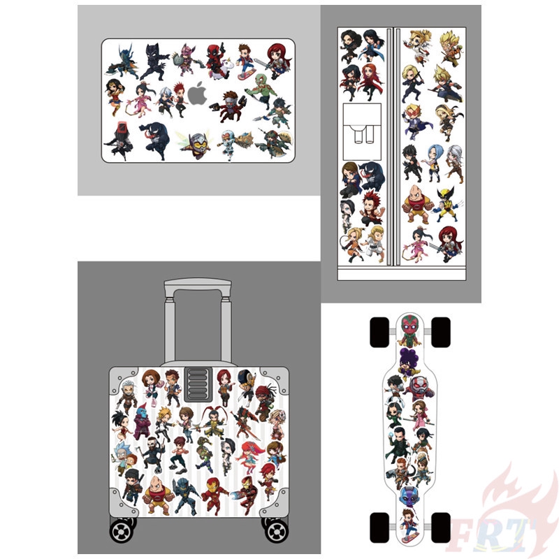❉ Anime & Cartoon & Games Character Collection Giấy và decal dán tường ❉ 100Pcs/Set DIY Mixed Laptop Doodle Stickers