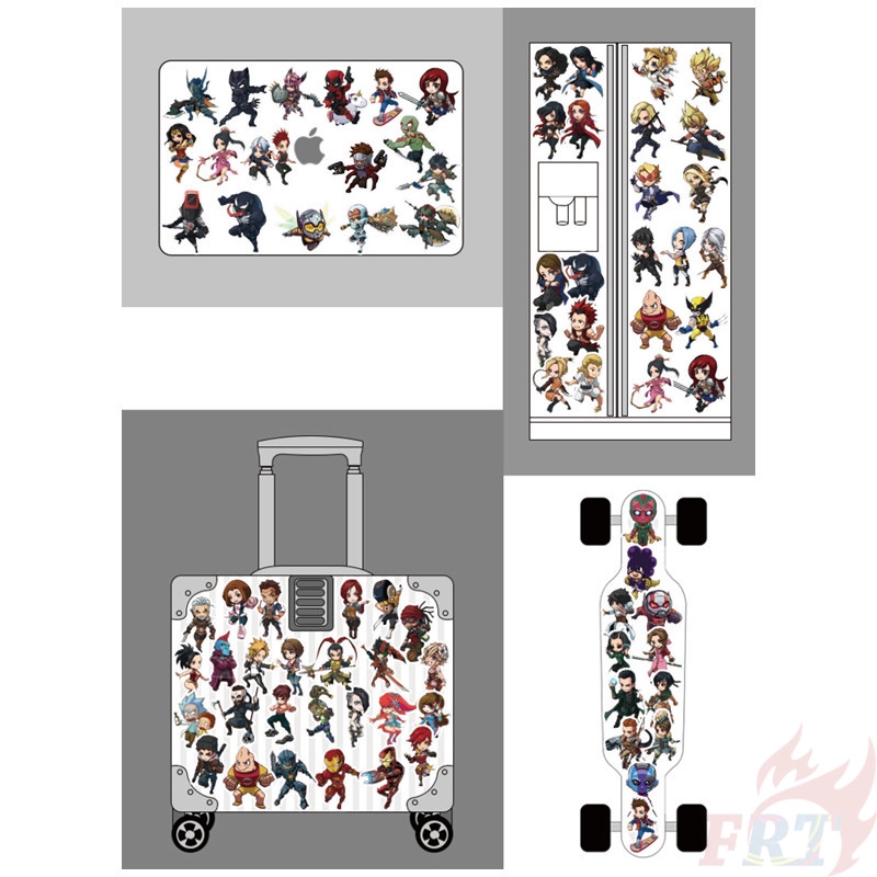❉ Anime &amp; Cartoon &amp; Games Character Collection Giấy và decal dán tường ❉ 100Pcs/Set DIY Mixed Laptop Doodle Stickers