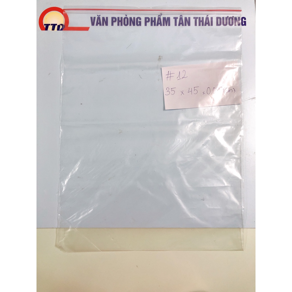 100 Chiếc Túi Zip, Túi Miết Trong Suốt Từ Số 00 - Số 12_Loại Dày Đẹp_Tiện Dụng