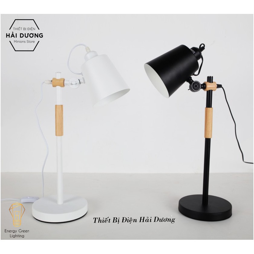 Đèn Để Bàn Làm Việc Vintage DB-3040 - Tặng kèm bóng LED - Bảo hành 12 Tháng - Có Video