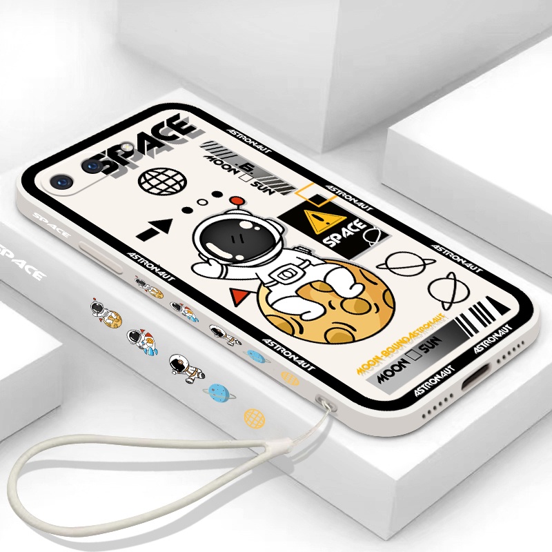 Ốp Điện Thoại silicon mềm ốp lưng phi hành gia Nasa thích hợp cho iphone 6 6s 7 8 plus