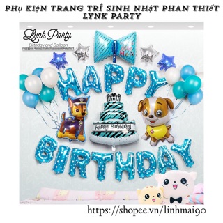 Set bóng sinh nhật cho bé tuổi Chó
