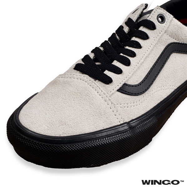 Vans Old Skool Skateboarding Full White Suede