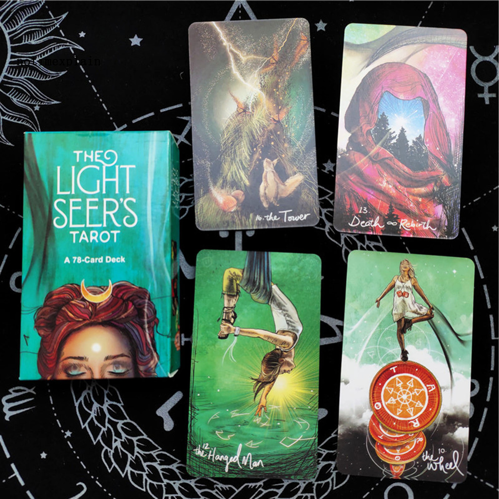 Bộ 78 Lá Bài Tarot In Hình Mặt Trăng Ma Thuật Độc Đáo