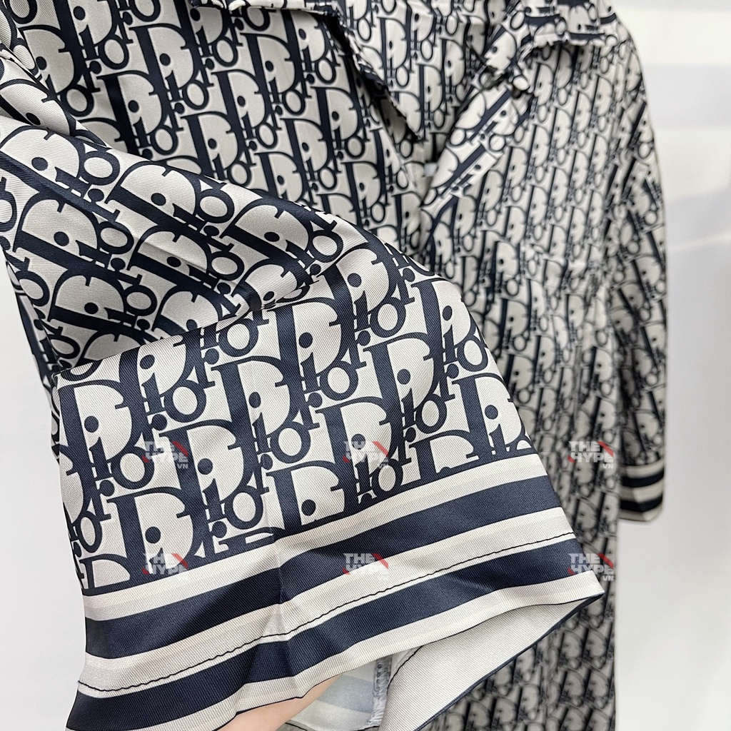 DI.OR SET - Set Shirt, Shorts Di.or Silk Hawaiian Oblique