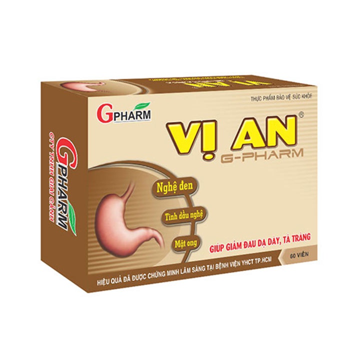 Vị An G-Pharm - Cho người bị dạ dày, tá tràng (60 viên)