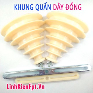 Khung quấn máy biến áp 6 rãnh