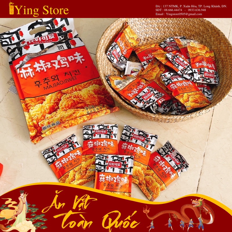 Bim Bim Đùi Gà Cay Bịch 30g Snack Đùi gà Giòn Cay Đồ Ăn Vặt Trung Hoa YingStore